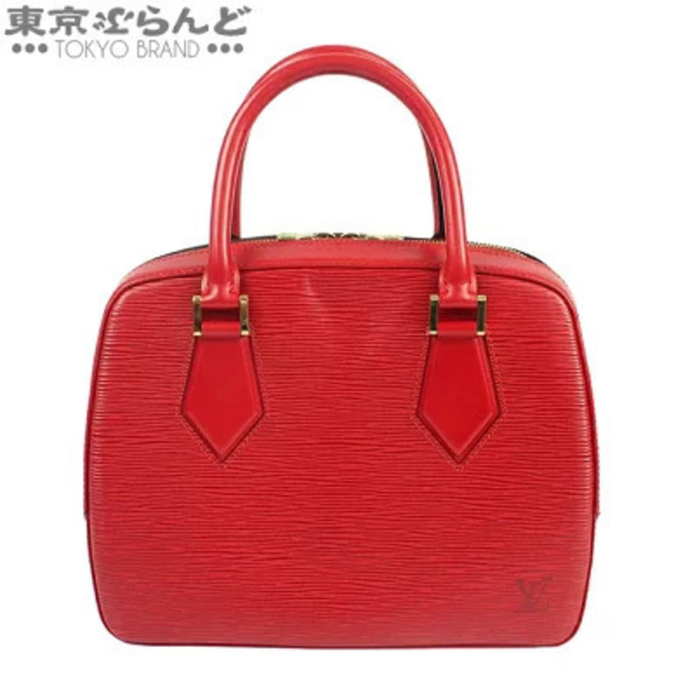 Louis Vuitton Sablon Epi Leather Handbag Castilian Red